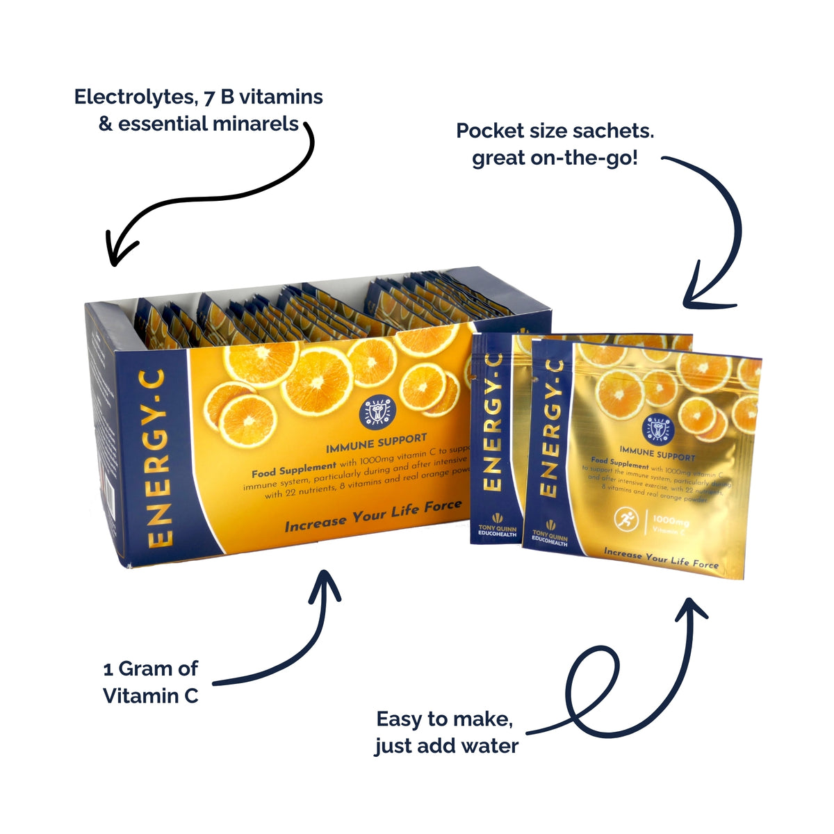 Energy-C Sachet Box 30 Immune Support